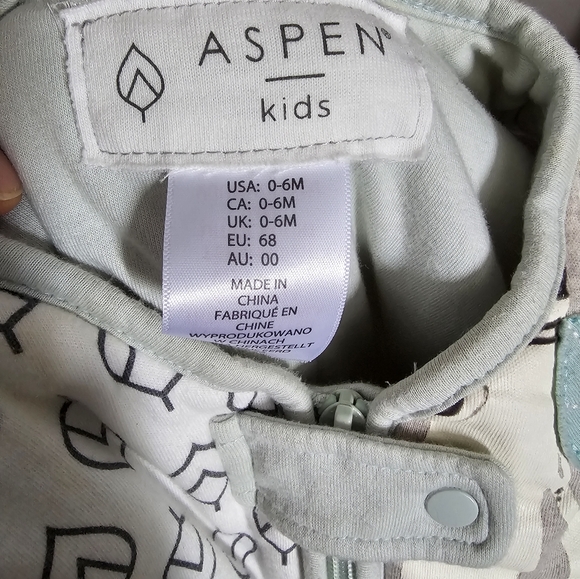 Aspen Kids Sleep Sack - 0-6M - Picture 2 of 2
